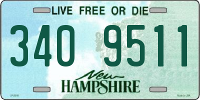 NH license plate 3409511