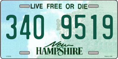 NH license plate 3409519