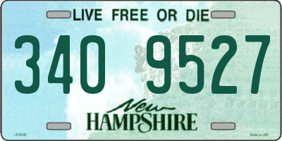 NH license plate 3409527