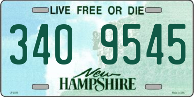 NH license plate 3409545