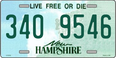 NH license plate 3409546