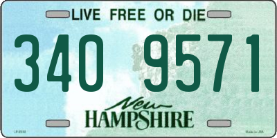 NH license plate 3409571