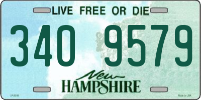 NH license plate 3409579