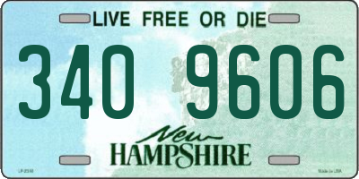 NH license plate 3409606