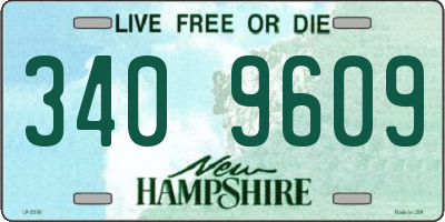NH license plate 3409609
