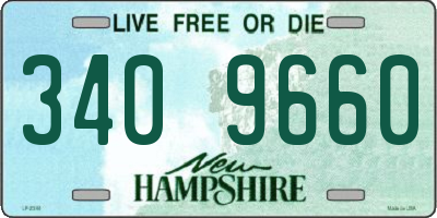 NH license plate 3409660