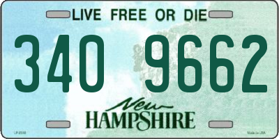 NH license plate 3409662