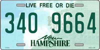 NH license plate 3409664