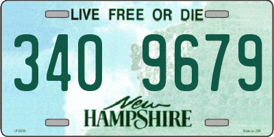 NH license plate 3409679