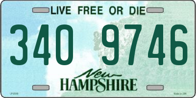NH license plate 3409746