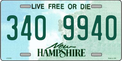 NH license plate 3409940