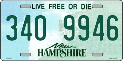 NH license plate 3409946