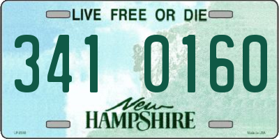 NH license plate 3410160