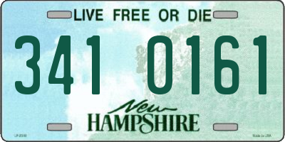 NH license plate 3410161