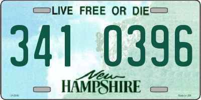NH license plate 3410396