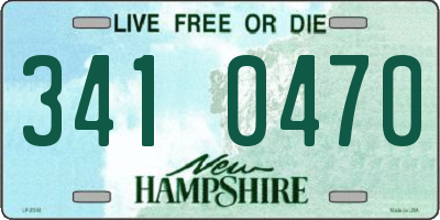 NH license plate 3410470