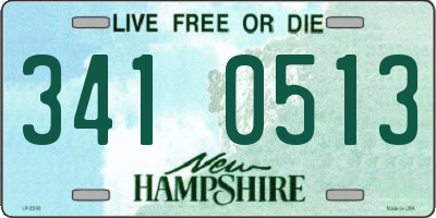 NH license plate 3410513