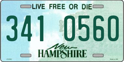 NH license plate 3410560