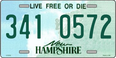 NH license plate 3410572