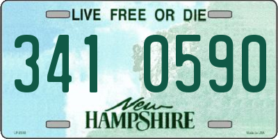NH license plate 3410590