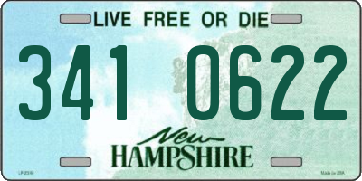 NH license plate 3410622