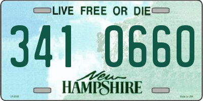 NH license plate 3410660