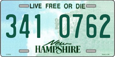 NH license plate 3410762