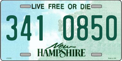 NH license plate 3410850