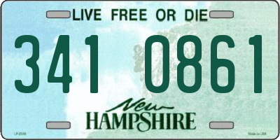 NH license plate 3410861