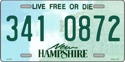 NH license plate 3410872