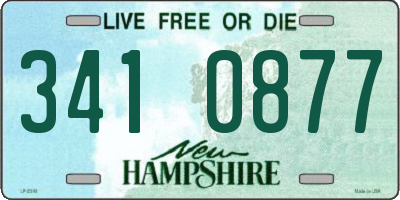 NH license plate 3410877