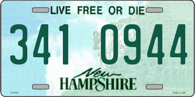 NH license plate 3410944