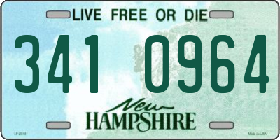 NH license plate 3410964
