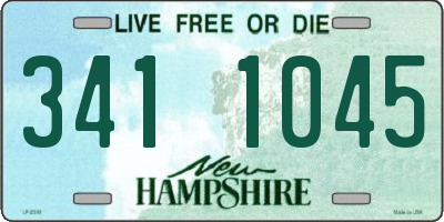 NH license plate 3411045