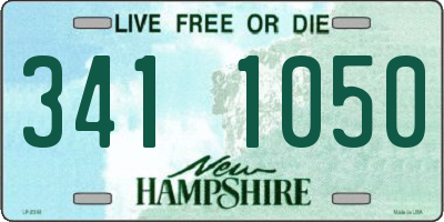 NH license plate 3411050