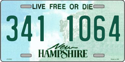 NH license plate 3411064