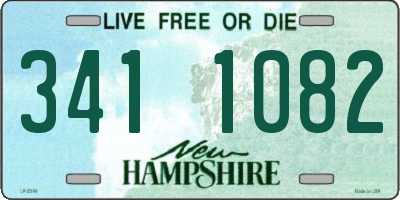 NH license plate 3411082