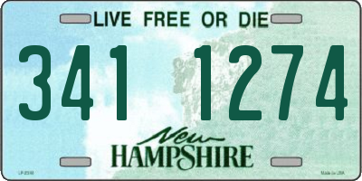 NH license plate 3411274