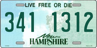 NH license plate 3411312