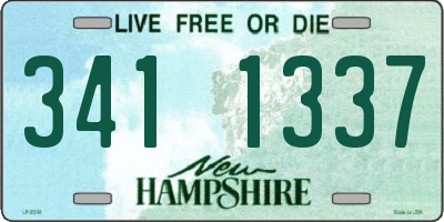 NH license plate 3411337