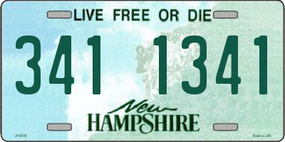 NH license plate 3411341