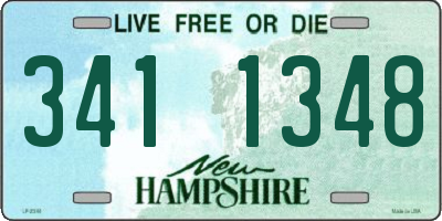 NH license plate 3411348