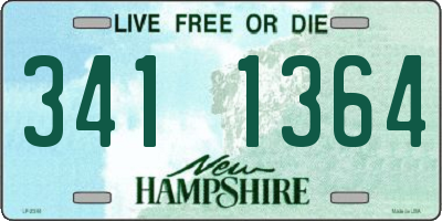 NH license plate 3411364