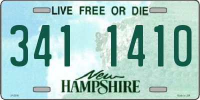 NH license plate 3411410