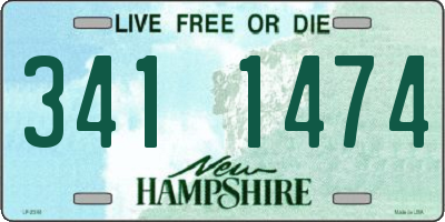 NH license plate 3411474