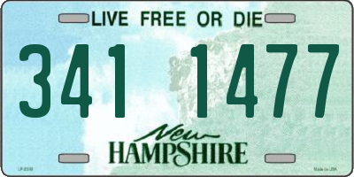 NH license plate 3411477