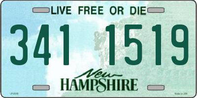 NH license plate 3411519