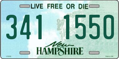 NH license plate 3411550