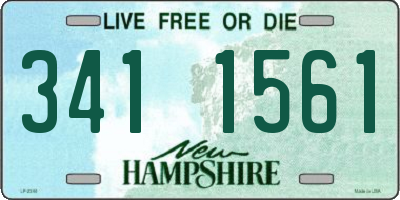 NH license plate 3411561