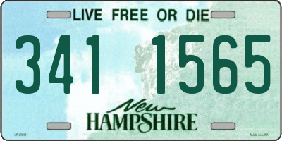 NH license plate 3411565